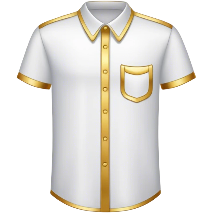 gold outline of a shir emoji