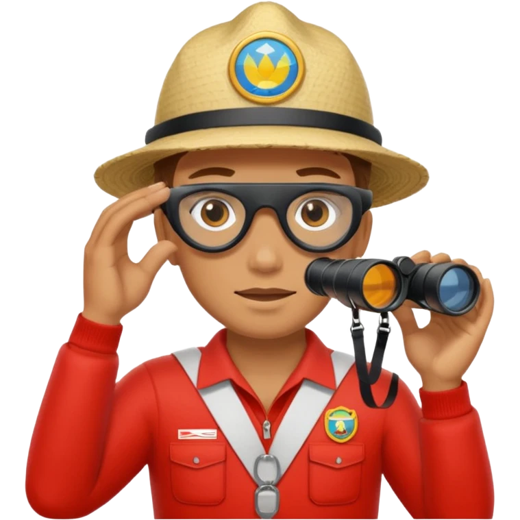 Lifeguard with Binoculars emoji