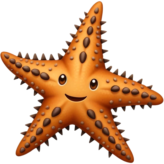 Starfish in leather wear emoji