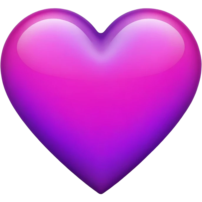 Purple mixed magenta heart emoji