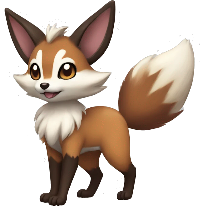 Furret Eevee Lycanroc emoji