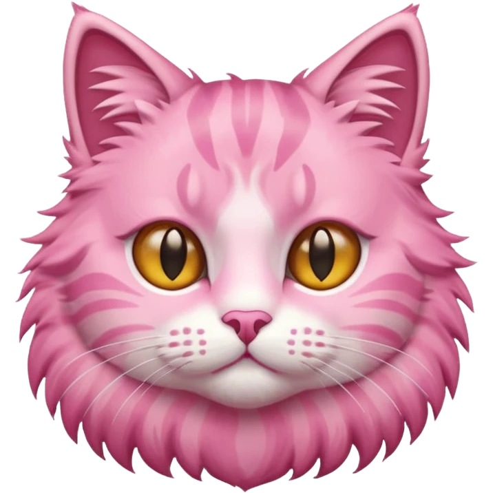 Pink cat emoji