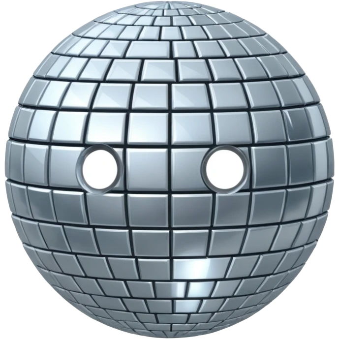silver disco ball emoji