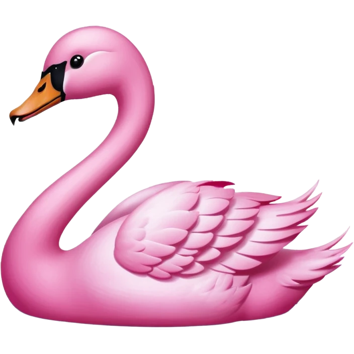 pink swan emoji