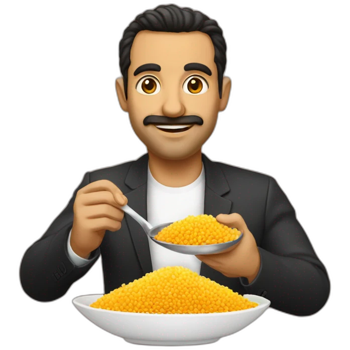 un portuguais fait un couscous emoji