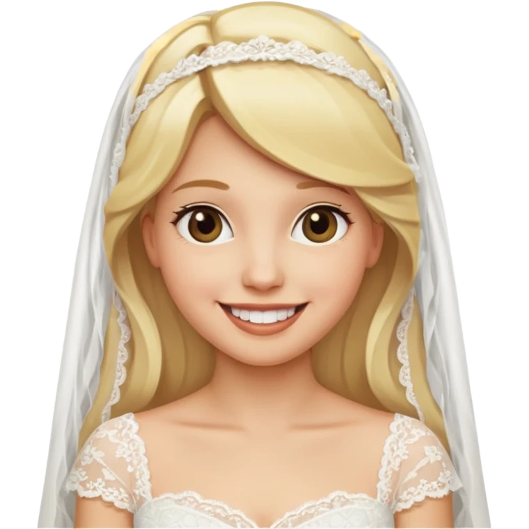 blonde bride emoji