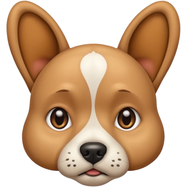 Insulted dog emoji