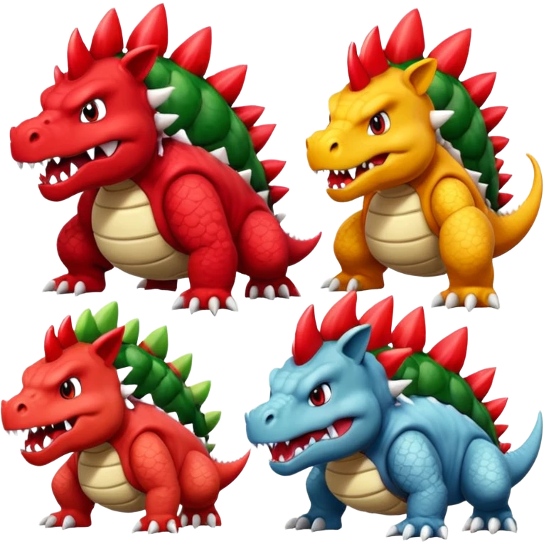 Ugly Fey Toony Bowser-Groudon-Rhydon-Shaymin-dragon emoji