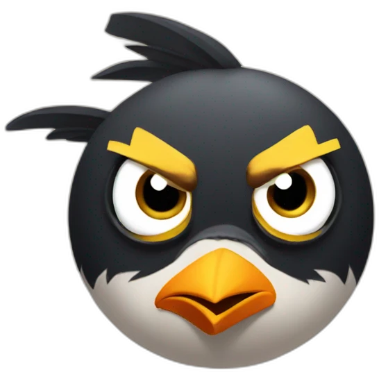 angry birds sparrow emoji