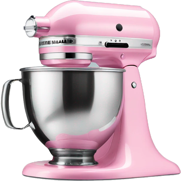 Realistic cotton candy colors kitchenaid mixer.  emoji