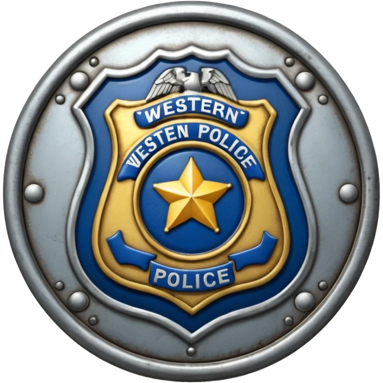  western police badge emoji