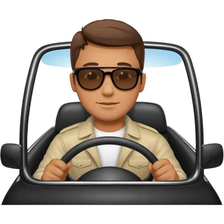 man on vehicle emoji