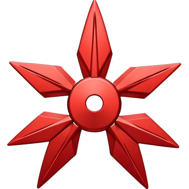 3 heads red shuriken emoji emoji