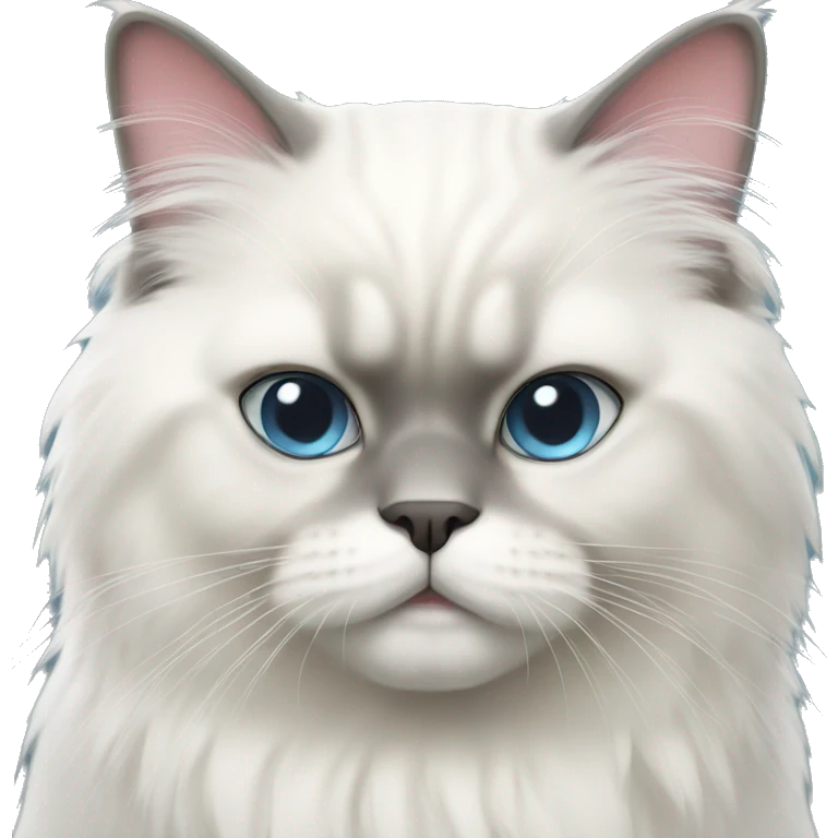 White Himalayan cat emoji