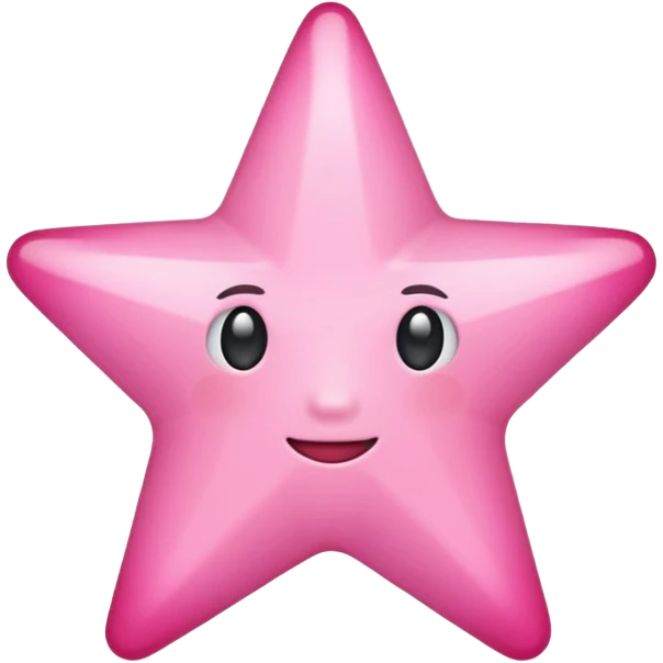 pink star emoji