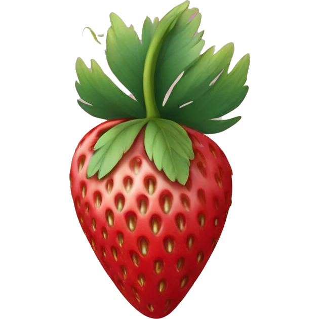 Strawberry peacock  emoji