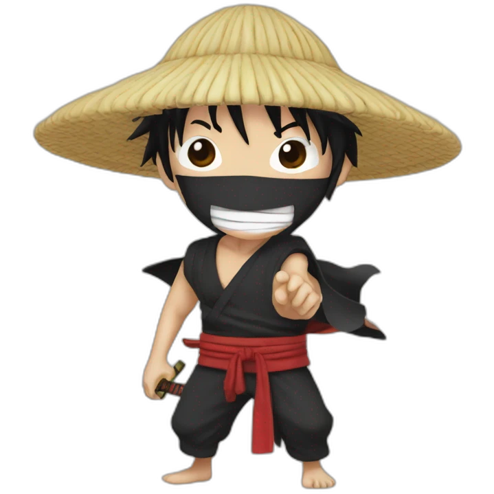 Luffy ninja emoji