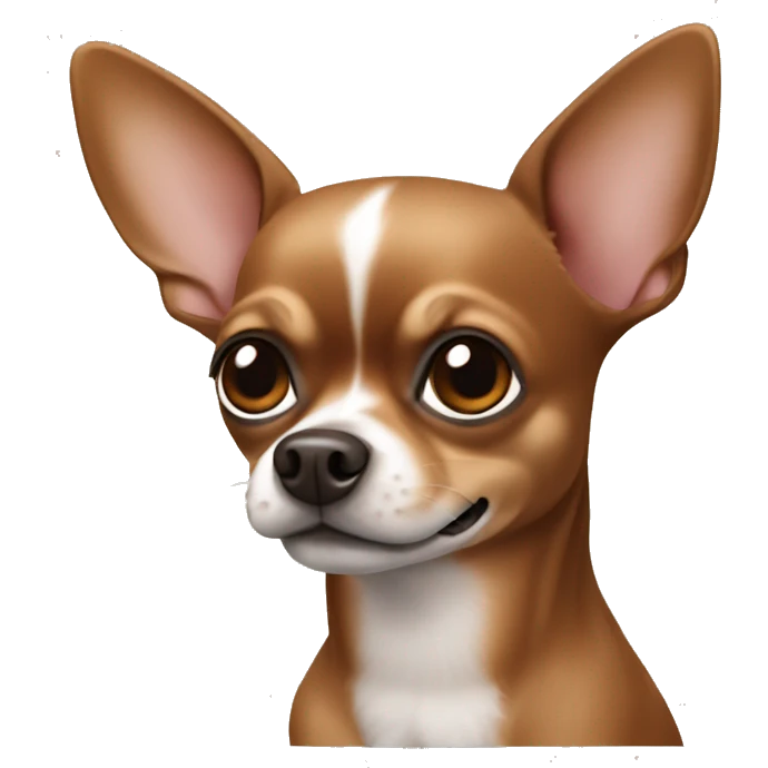 Brown chihuahua  emoji