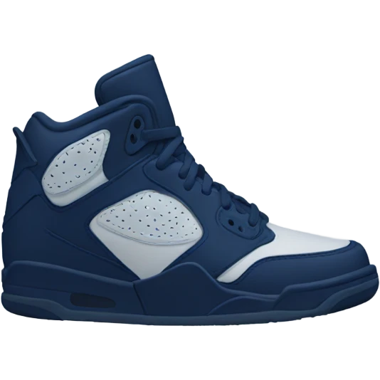 Navy blue Jordan shoe emoji