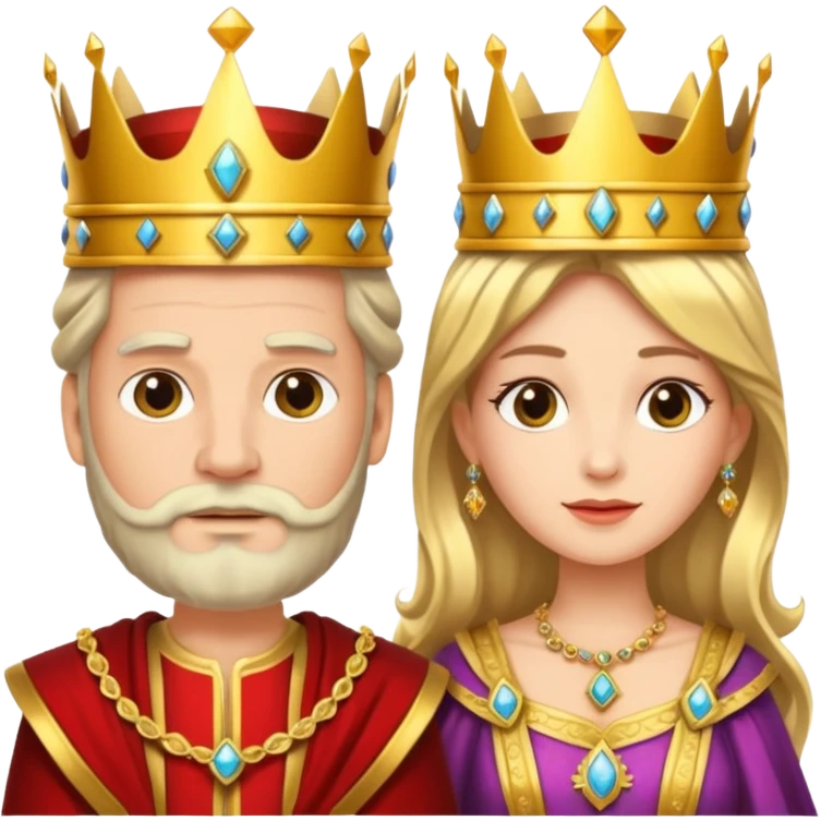ancient kingancient queen emoji