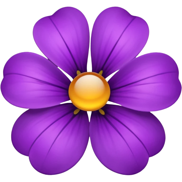 Violet flower emoji