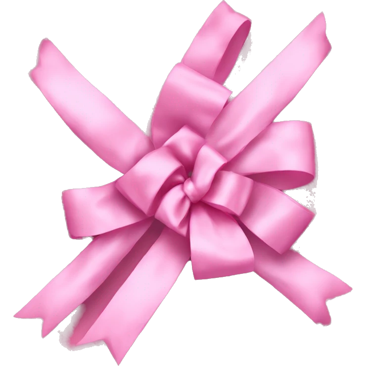 Aesthetic pink bow  emoji