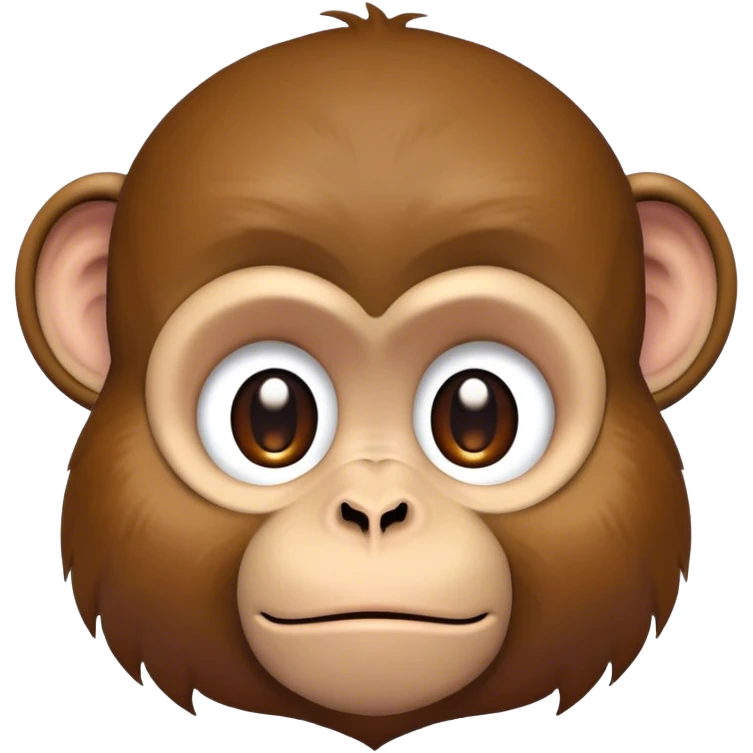 Sad monkey emoji