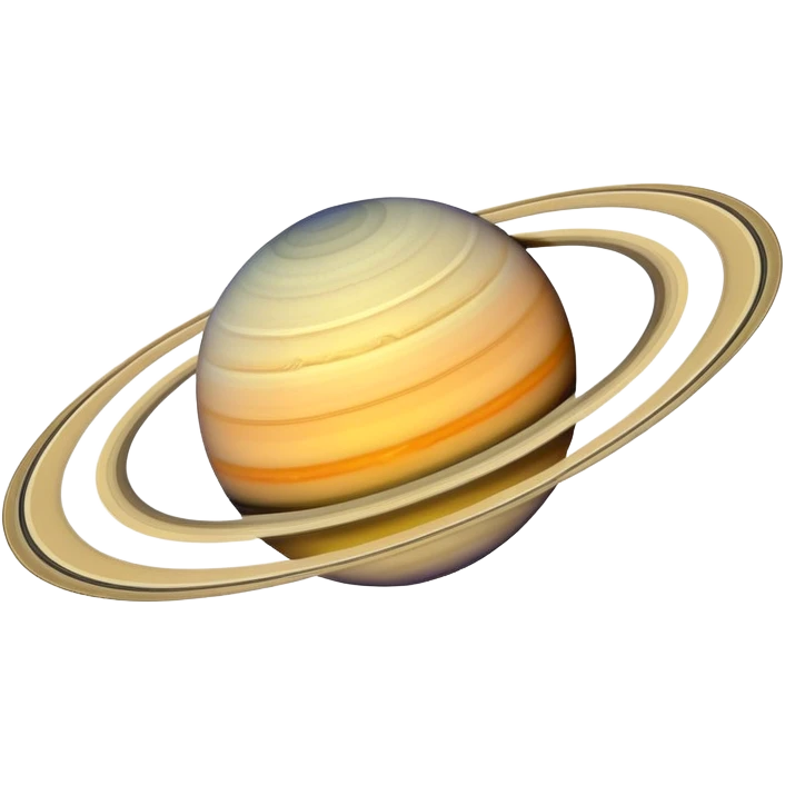 pretty saturn emoji
