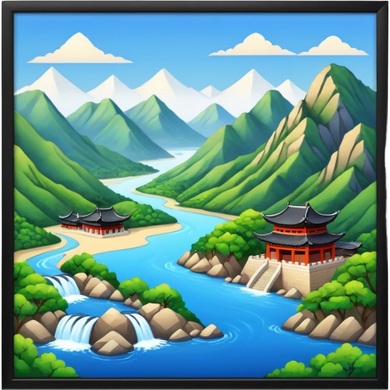 country china and korea emoji