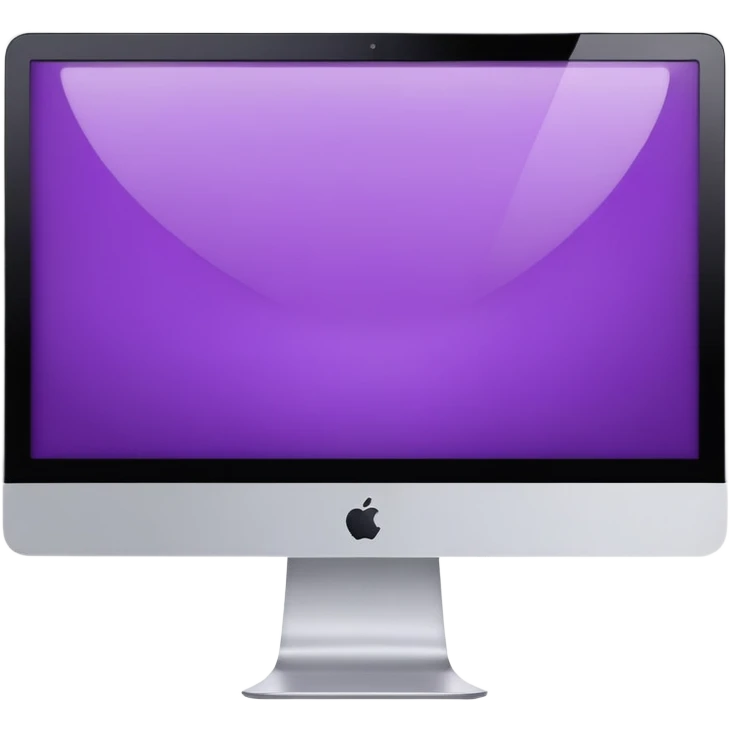 violet imac emoji