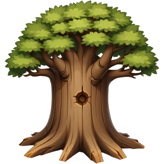 create a dnd style tree log.png using 48x48 pixels size emoji