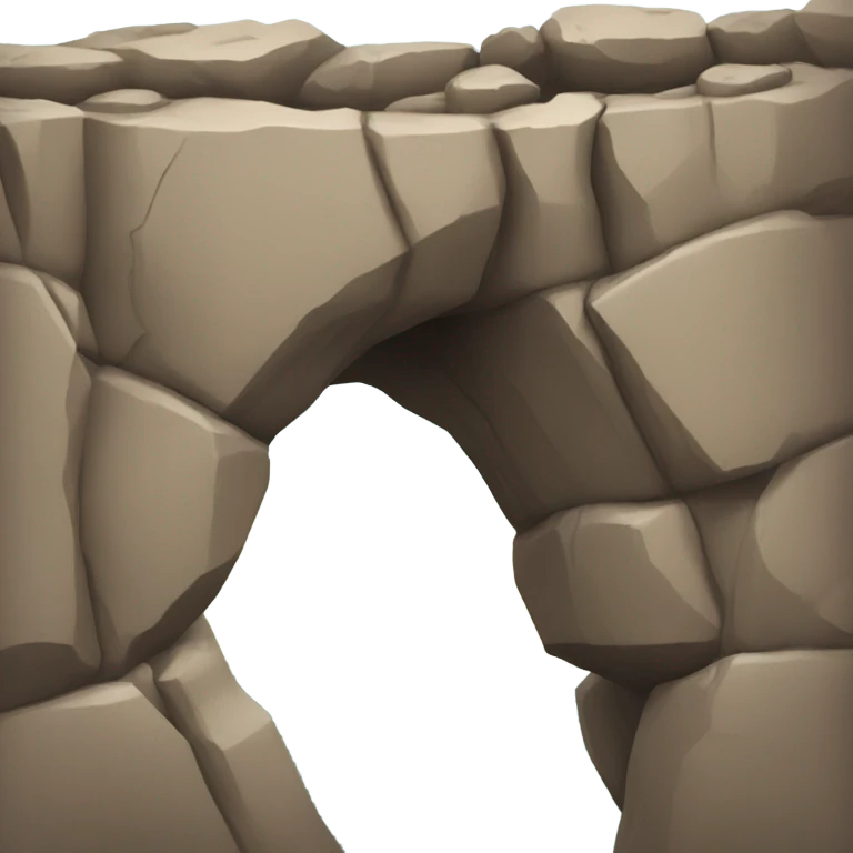 Rock Formation arch emoji