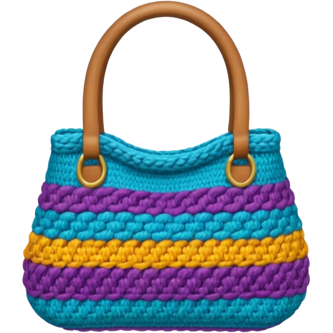 knitted bag  emoji