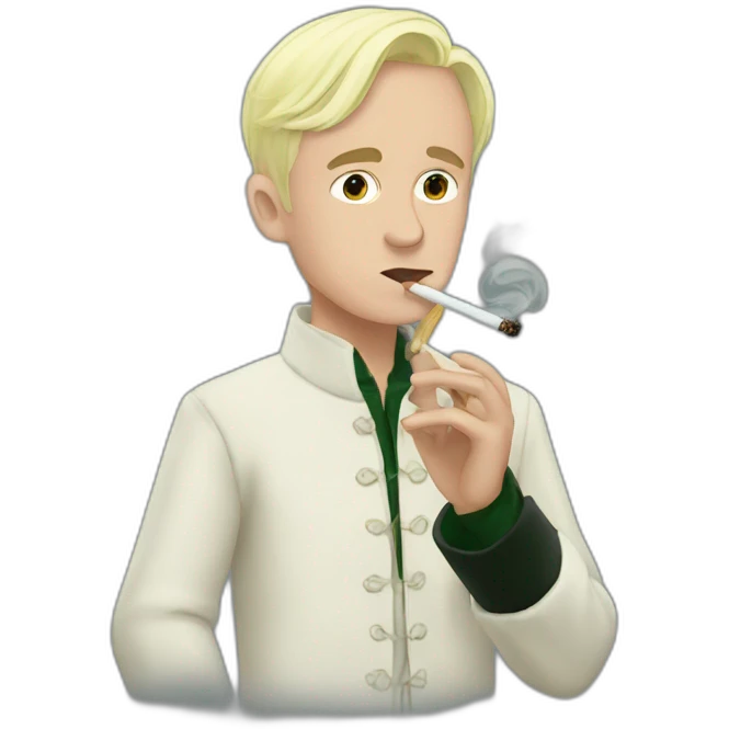 malfoy smoking emoji