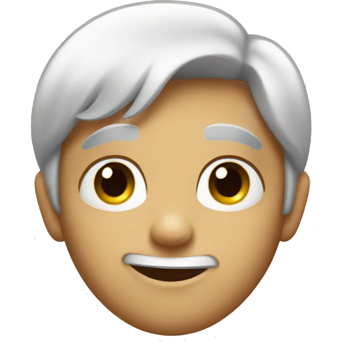 A cute face  emoji