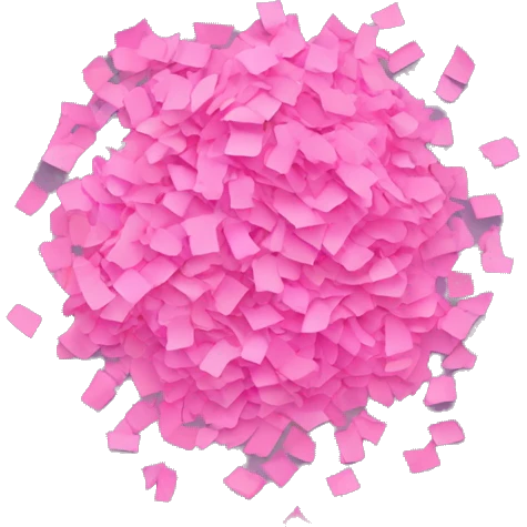 Pink confetti  emoji