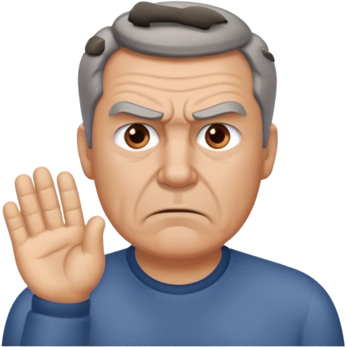 Dad scolding  emoji