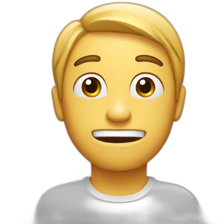 nervous smile with hand behind head emoji