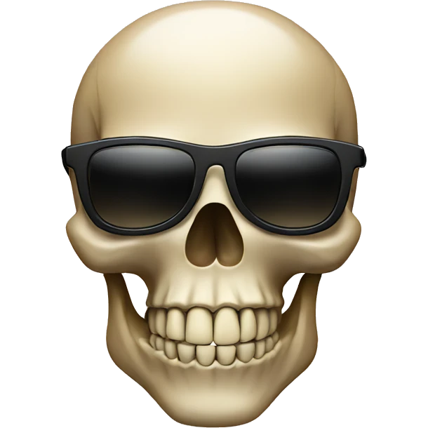 skull with sunglasses emoji