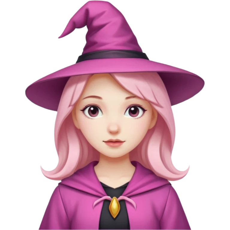 Wicked pink witch preppy girl  emoji