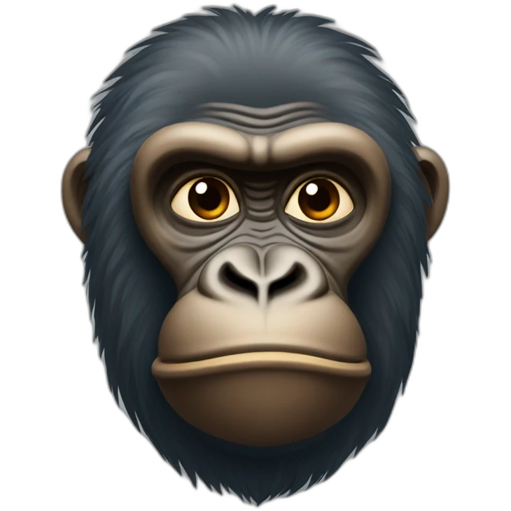 gorille qui reflechi emoji
