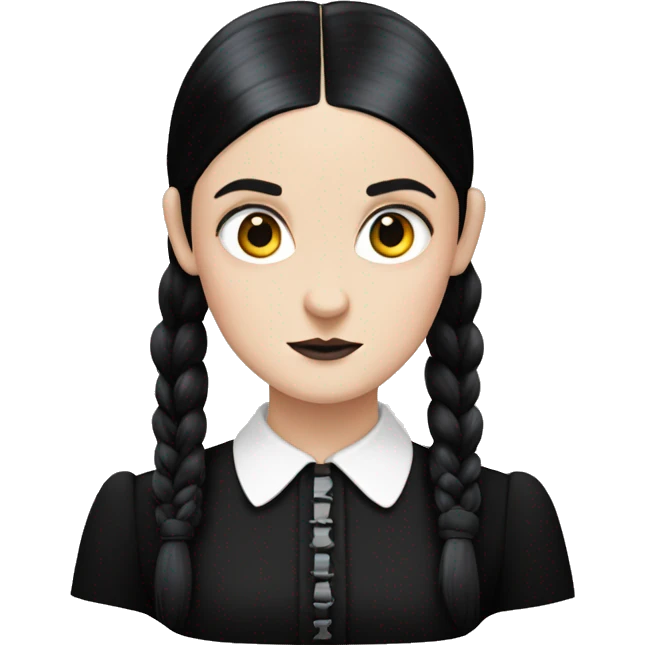 Wednesday Addams emoji