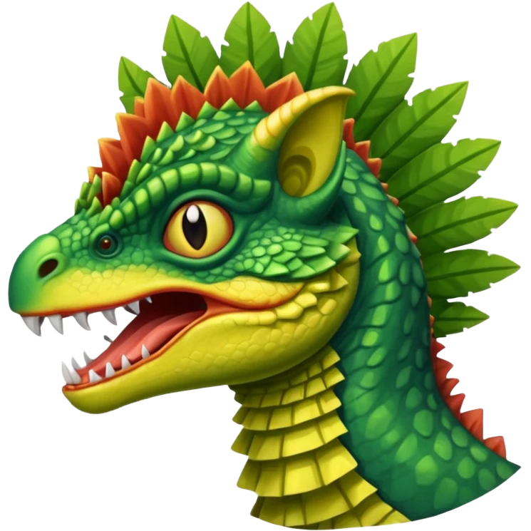 A Dilophosaurus  emoji