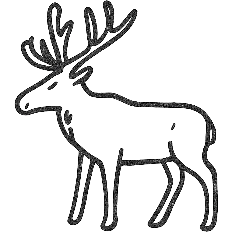 Elk icon emoji