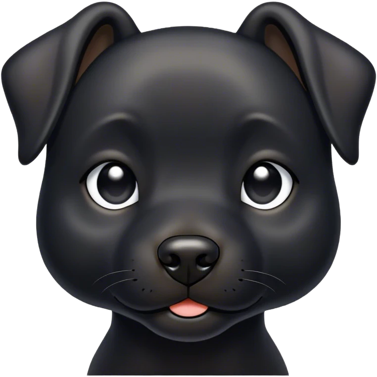 black dog emoji