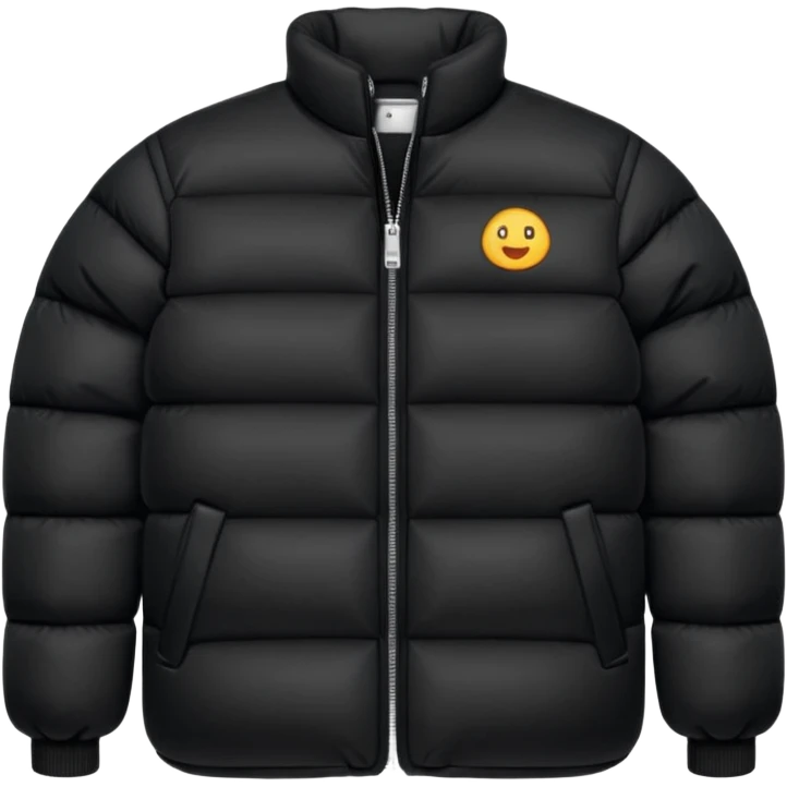 black puffer emoji