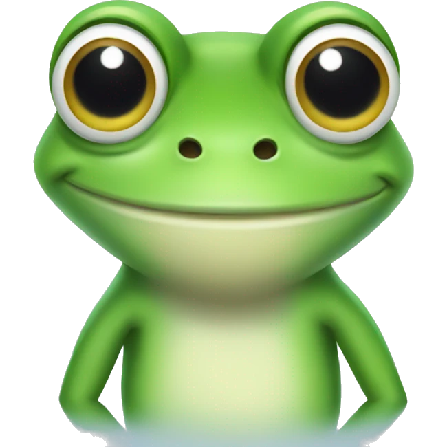cute frog emoji