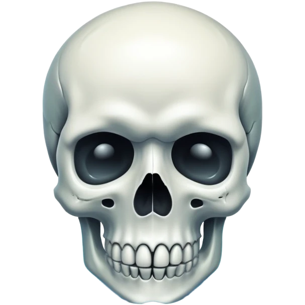 The skull is swimming emoji
