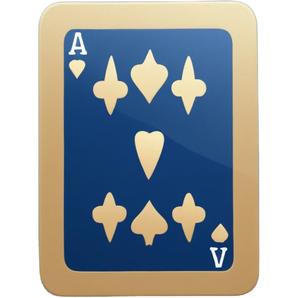 playing card that is dark blue emoji