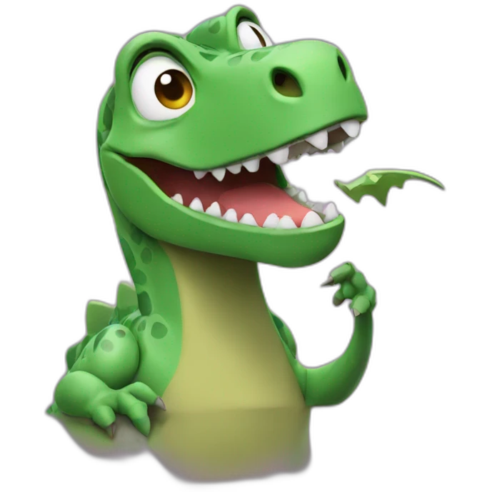 Dinosaur Editing a video emoji